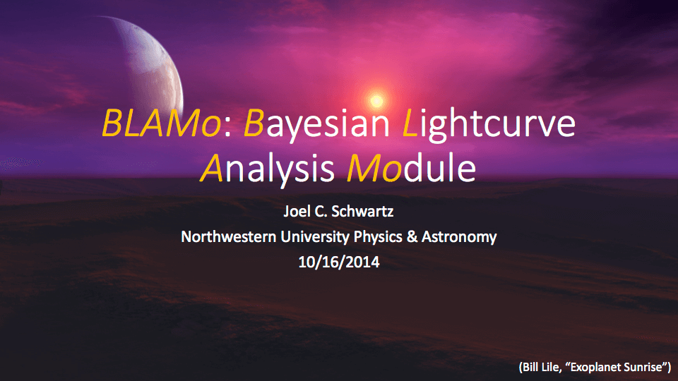 Title slide for candidacy exam